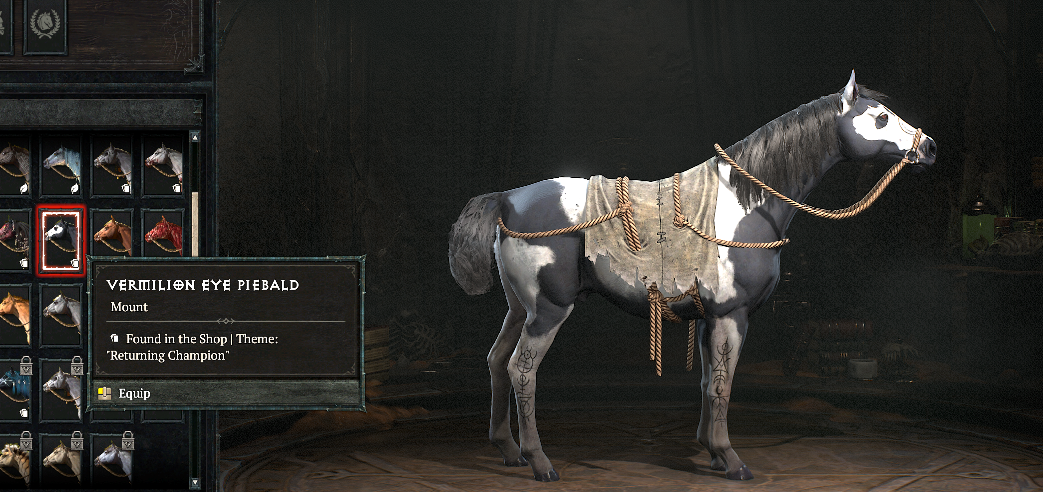 Forgotten mount screenshot